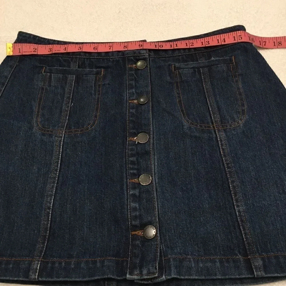Vanilla Star Premium 11 Jean skirt blue toggle